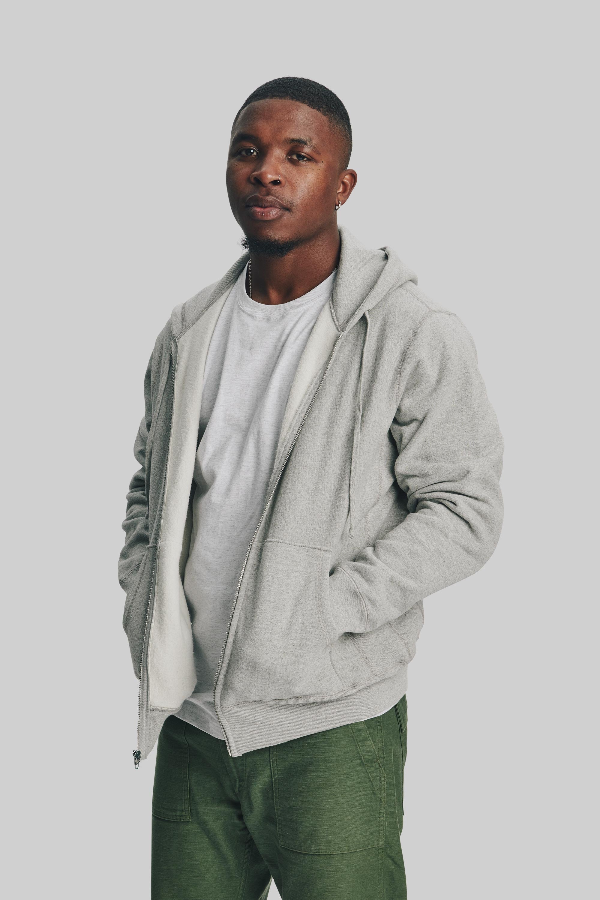 5002 ZIP HOODED SWEATSHIRT
